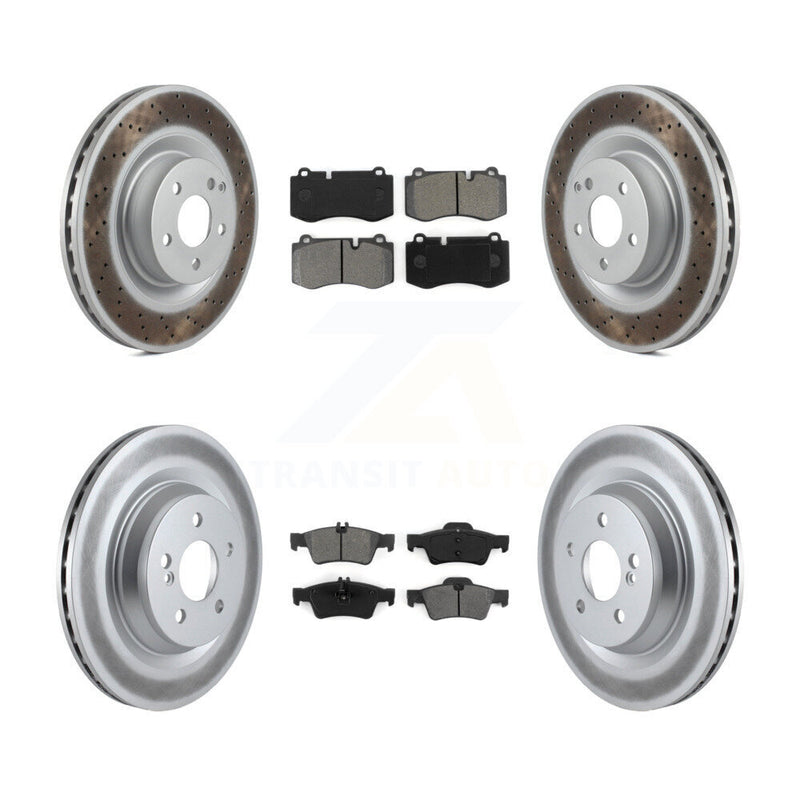 Transit Auto KGS-101041 Disc Brake Kit for 2007-2014 Mercedes-Benz S350, Mercedes-Benz S550 and More - Front and Rear