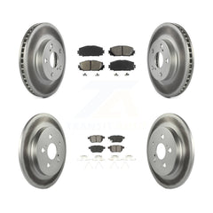 Transit Auto KGS-101042 Disc Brake Kit for 2010-2015 Toyota Prius Plug-In, Lexus CT200h, Toyota Prius - Front and Rear
