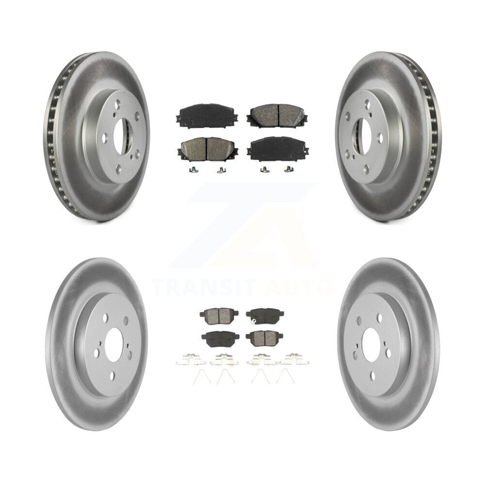 Transit Auto KGS-101043 Disc Brake Kit for 2011-2017 Lexus CT200h - Front and Rear