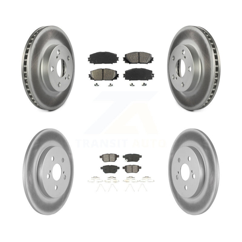 Transit Auto KGS-101043 Disc Brake Kit for 2011-2017 Lexus CT200h - Front and Rear