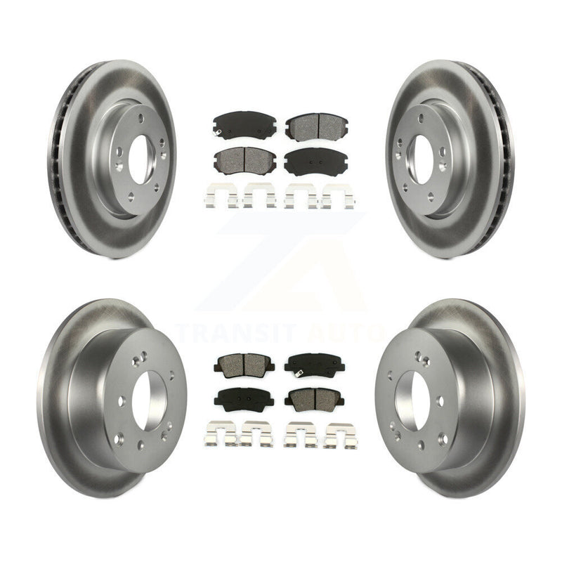 Transit Auto KGS-101046 Disc Brake Kit for 2010-2011 Kia Soul - Front and Rear