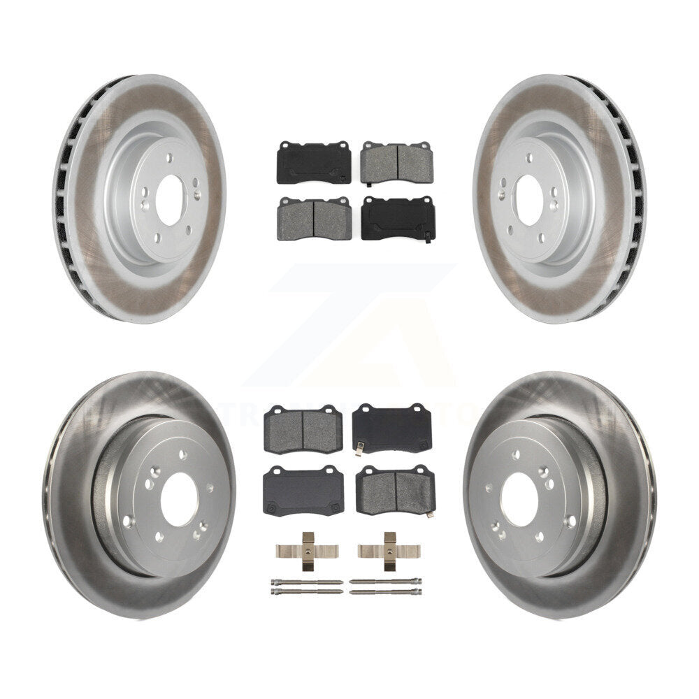 Transit Auto KGS-101047 Disc Brake Kit for 2010-2016 Hyundai Genesis Coupe - Front and Rear