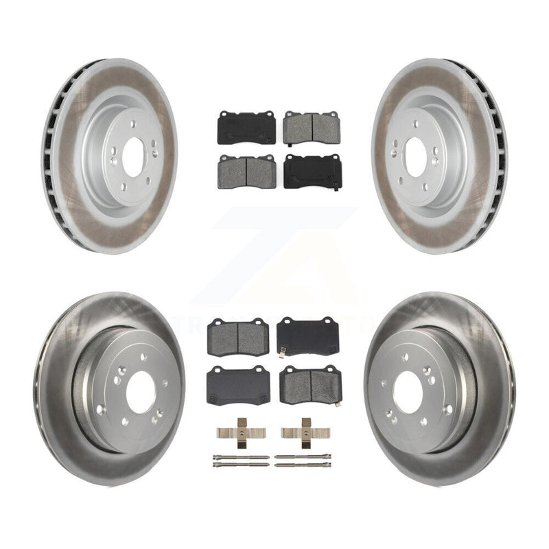 Transit Auto KGS-101047 Disc Brake Kit for 2010-2016 Hyundai Genesis Coupe - Front and Rear