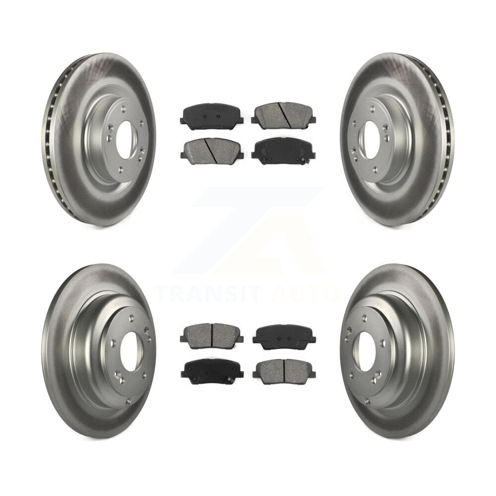 Transit Auto KGS-101048 Disc Brake Kit for 2010-2016 Hyundai Genesis Coupe - Front and Rear