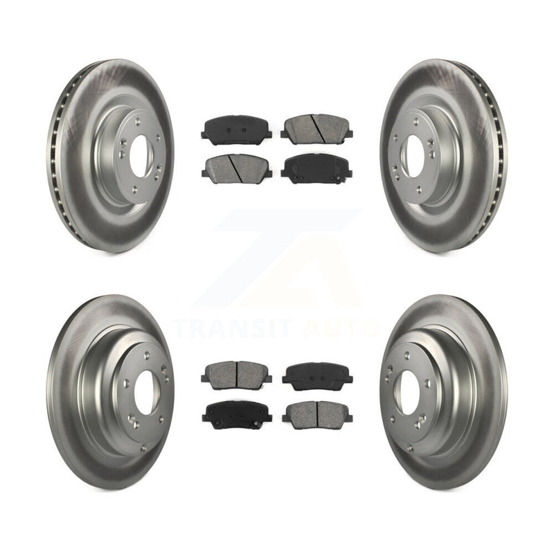 Transit Auto KGS-101048 Disc Brake Kit for 2010-2016 Hyundai Genesis Coupe - Front and Rear