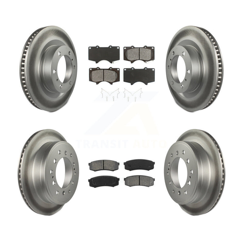 Transit Auto KGS-101051 Disc Brake Kit for 2010-2023 Lexus GX460, Toyota 4Runner - Front and Rear