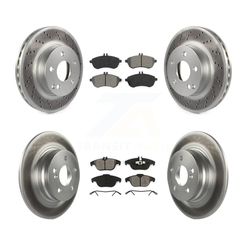 Transit Auto KGS-101056 Disc Brake Kit for 2008-2011 Mercedes-Benz C250, Mercedes-Benz C230 - Front and Rear