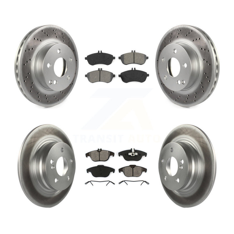 Transit Auto KGS-101056 Disc Brake Kit for 2008-2011 Mercedes-Benz C250, Mercedes-Benz C230 - Front and Rear
