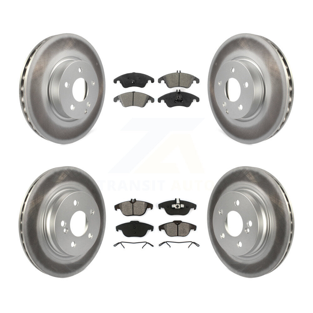Transit Auto KGS-101061 Disc Brake Kit for 2008-2015 Mercedes-Benz C300, Mercedes-Benz E350, Mercedes-Benz C350 - Front and Rear