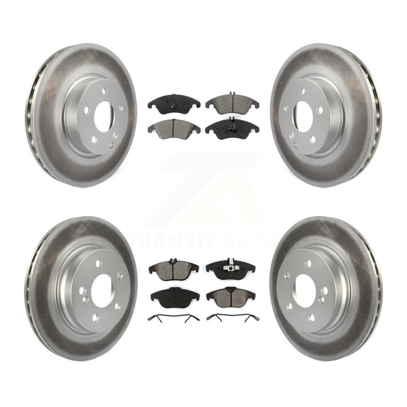 Transit Auto KGS-101061 Disc Brake Kit for 2008-2015 Mercedes-Benz C300, Mercedes-Benz E350, Mercedes-Benz C350 - Front and Rear