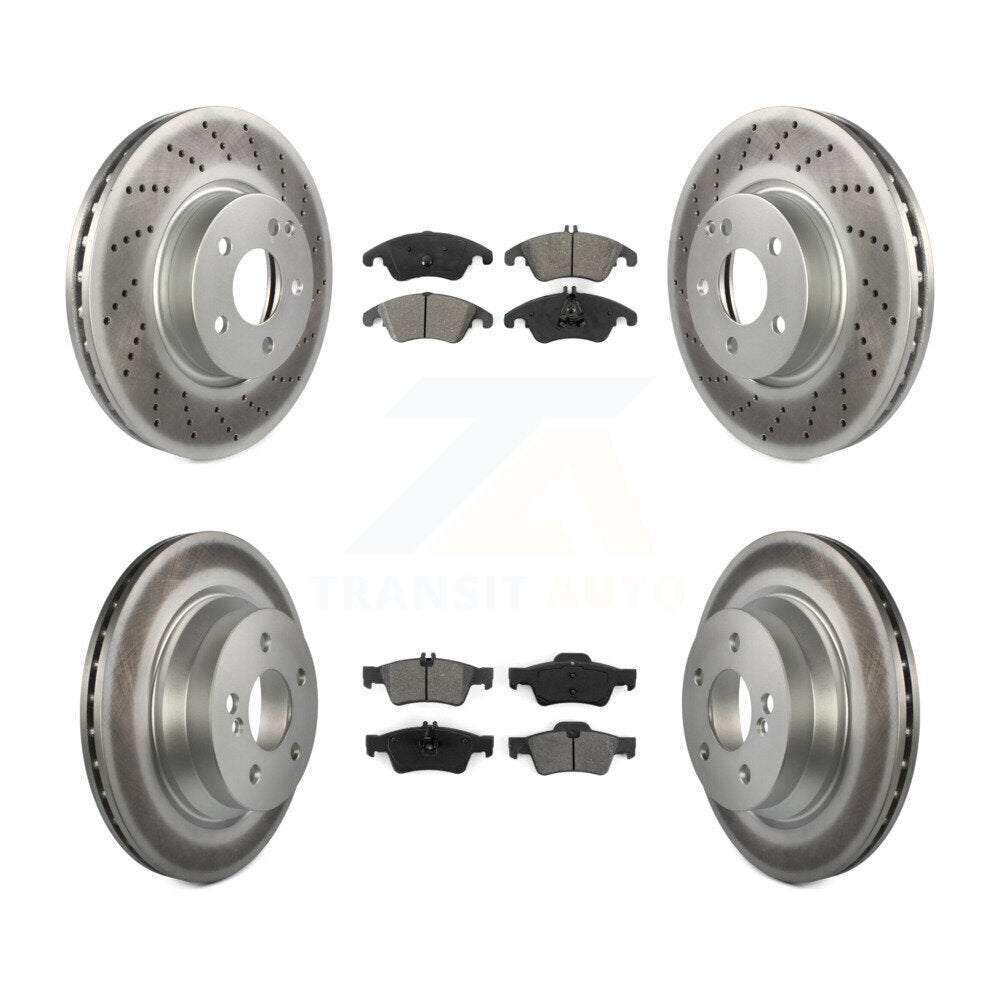 Transit Auto KGS-101062 Disc Brake Kit for 2011-2016 Mercedes-Benz E350, Mercedes-Benz E400 - Front and Rear