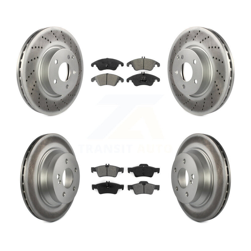 Transit Auto KGS-101062 Disc Brake Kit for 2011-2016 Mercedes-Benz E350, Mercedes-Benz E400 - Front and Rear