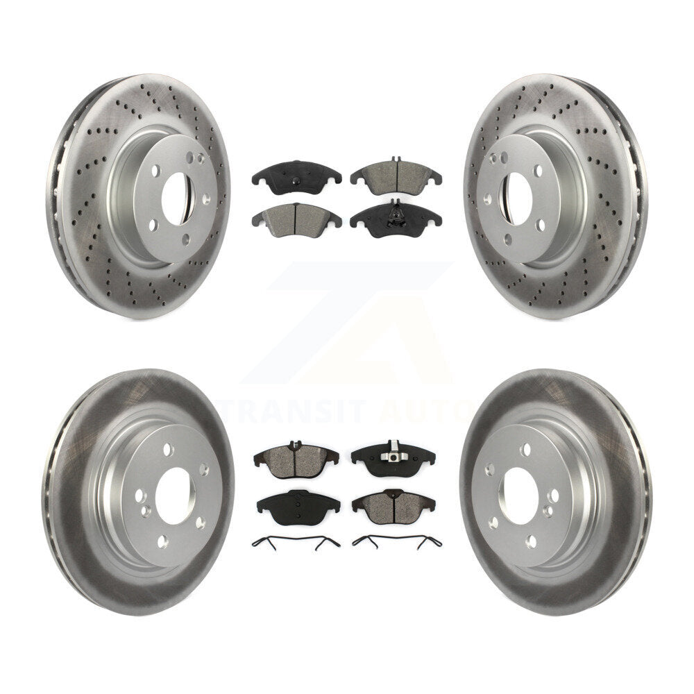 Transit Auto KGS-101063 Disc Brake Kit for 2008-2015 Mercedes-Benz C300, Mercedes-Benz E350, Mercedes-Benz C350 - Front and Rear