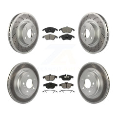 Transit Auto KGS-101063 Disc Brake Kit for 2008-2015 Mercedes-Benz C300, Mercedes-Benz E350, Mercedes-Benz C350 - Front and Rear