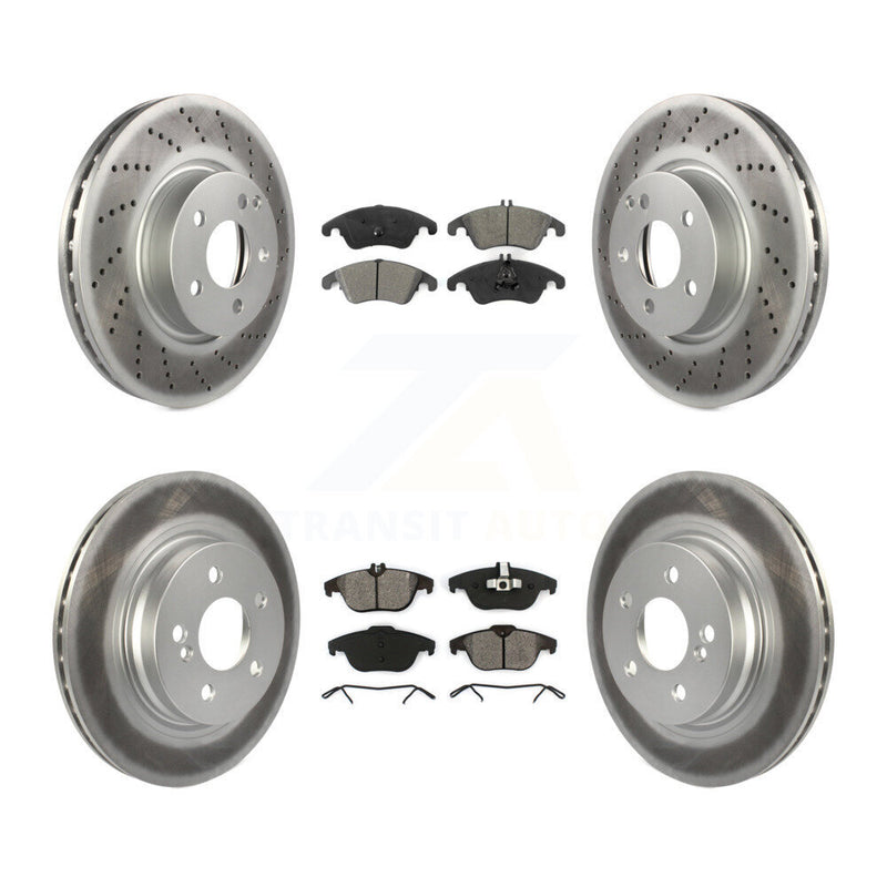 Transit Auto KGS-101063 Disc Brake Kit for 2008-2015 Mercedes-Benz C300, Mercedes-Benz E350, Mercedes-Benz C350 - Front and Rear