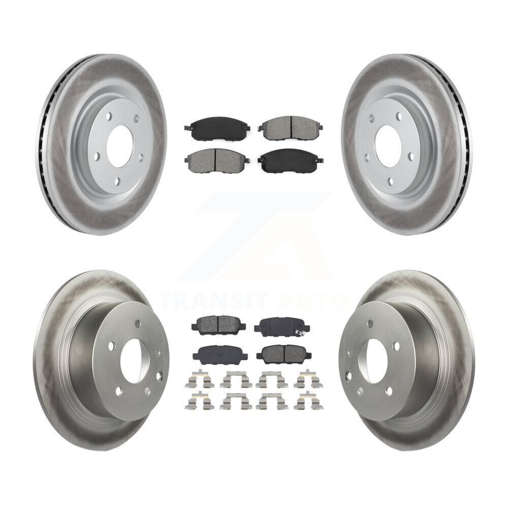 Transit Auto KGS-101067 Disc Brake Kit for 2011-2019 Nissan Juke, Nissan Sentra - Front and Rear