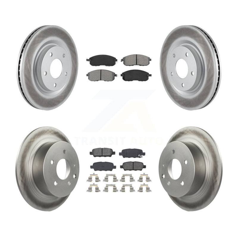 Transit Auto KGS-101067 Disc Brake Kit for 2011-2019 Nissan Juke, Nissan Sentra - Front and Rear