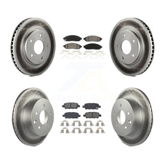 Transit Auto KGS-101068 Disc Brake Kit for 2011-2014 Nissan LEAF - Front and Rear