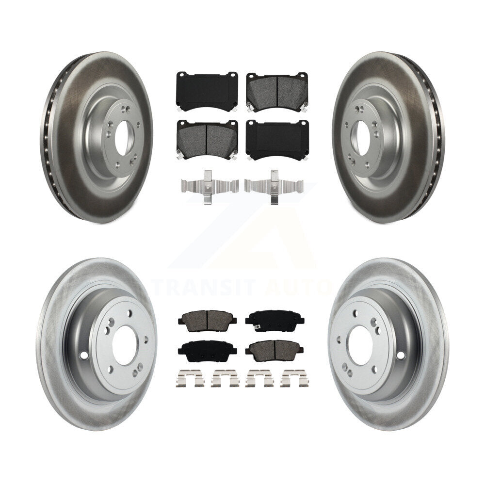 Transit Auto KGS-101069 Disc Brake Kit for 2012-2014 Hyundai Genesis - Front and Rear