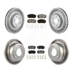 Transit Auto KGS-101074 Disc Brake Kit for 2015 Hyundai Tucson - Front and Rear