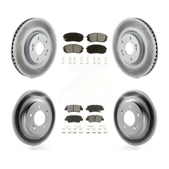 Transit Auto KGS-101075 Disc Brake Kit for 2014-2016 Hyundai Sonata, Kia Cadenza - Front and Rear