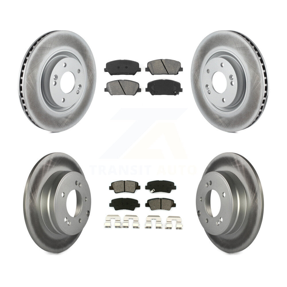 Transit Auto KGS-101076 Disc Brake Kit for 2011-2015 Kia Optima - Front and Rear