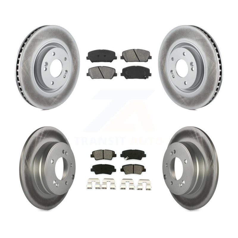 Transit Auto KGS-101076 Disc Brake Kit for 2011-2015 Kia Optima - Front and Rear