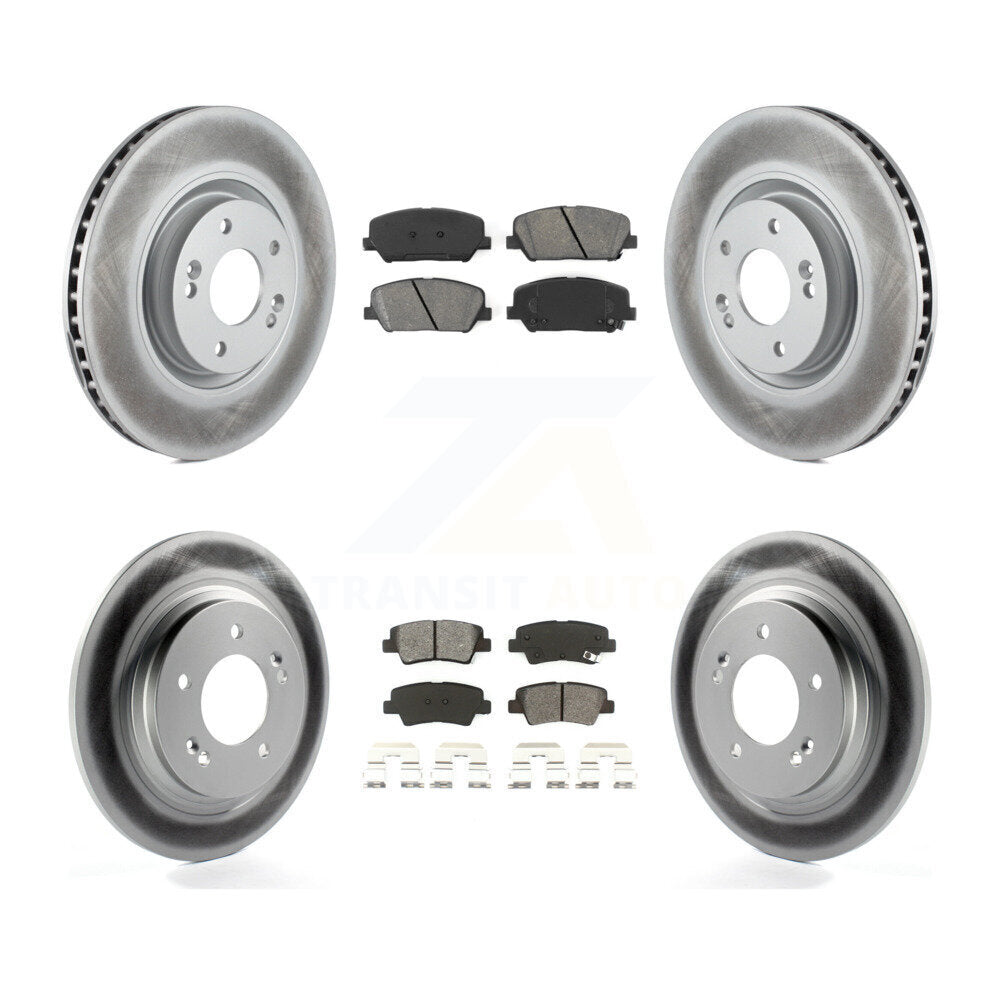 Transit Auto KGS-101077 Disc Brake Kit for 2013-2015 Kia Optima - Front and Rear