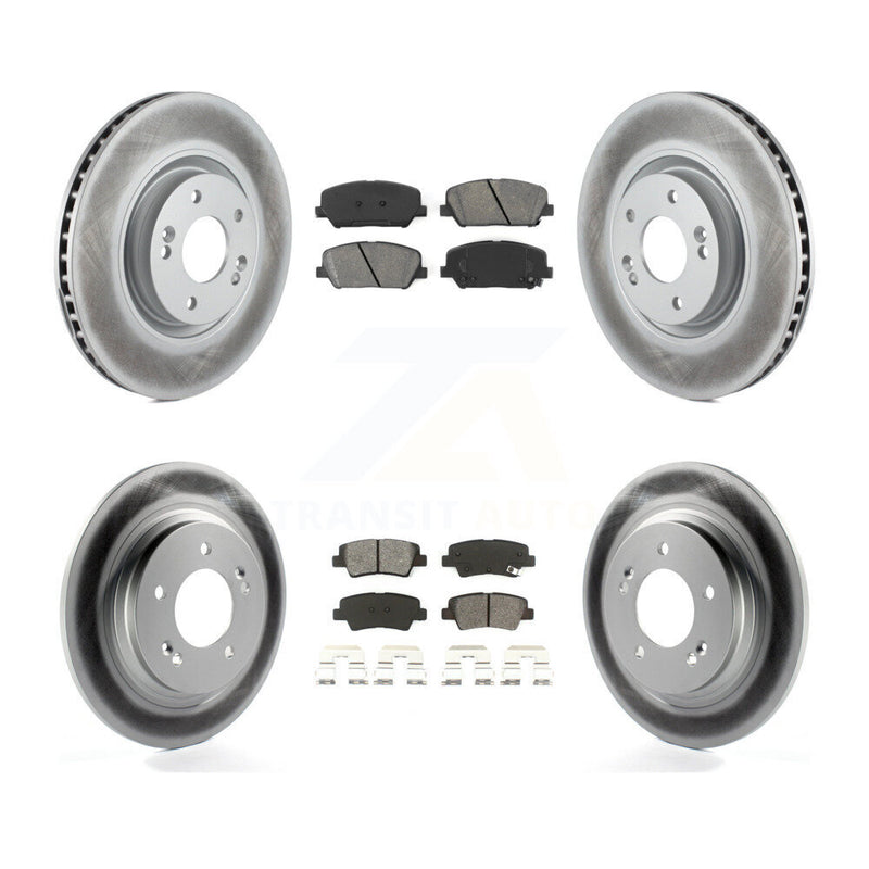 Transit Auto KGS-101077 Disc Brake Kit for 2013-2015 Kia Optima - Front and Rear