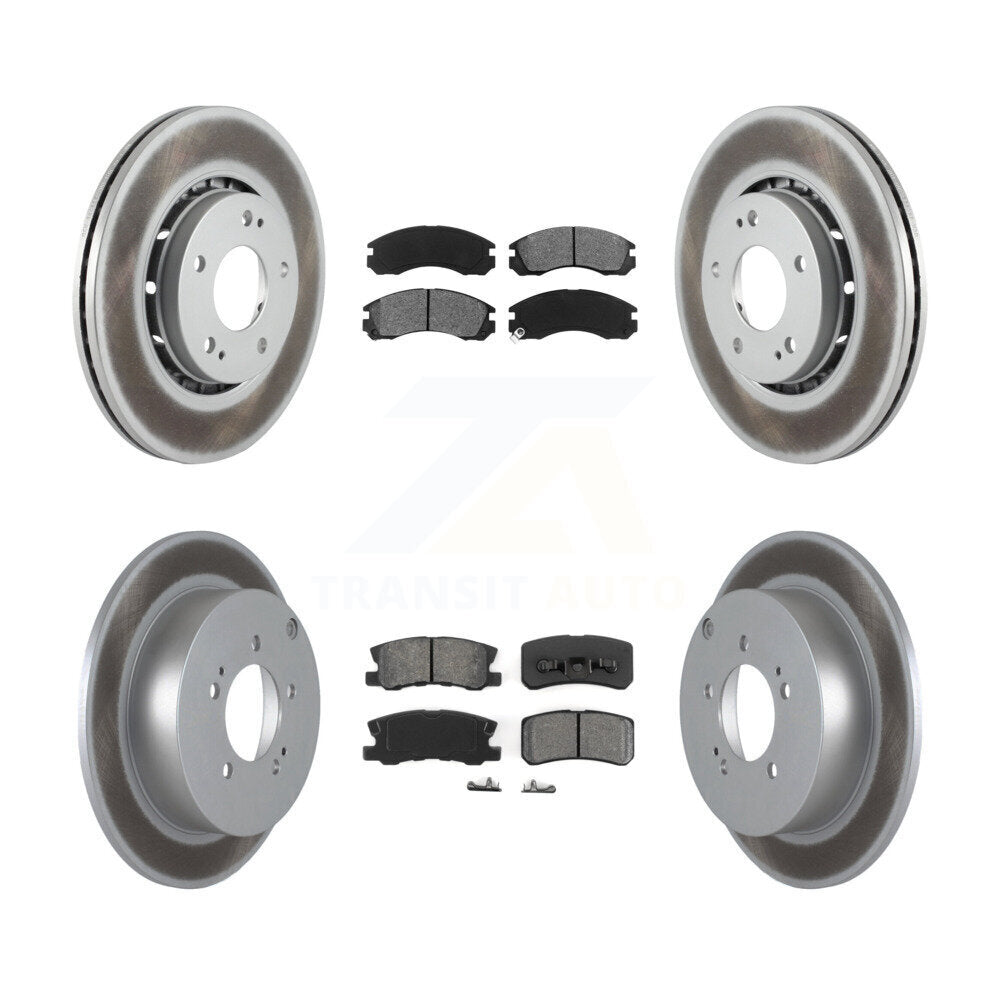 Transit Auto KGS-101081 Disc Brake Kit for 2009-2015 Mitsubishi Lancer - Front and Rear
