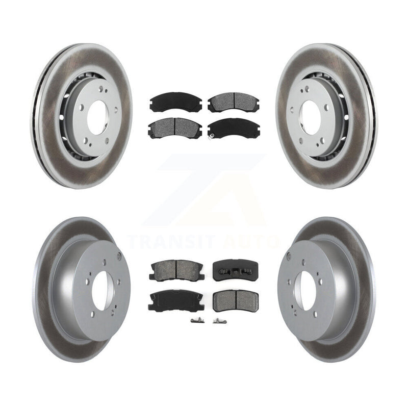 Transit Auto KGS-101081 Disc Brake Kit for 2009-2015 Mitsubishi Lancer - Front and Rear