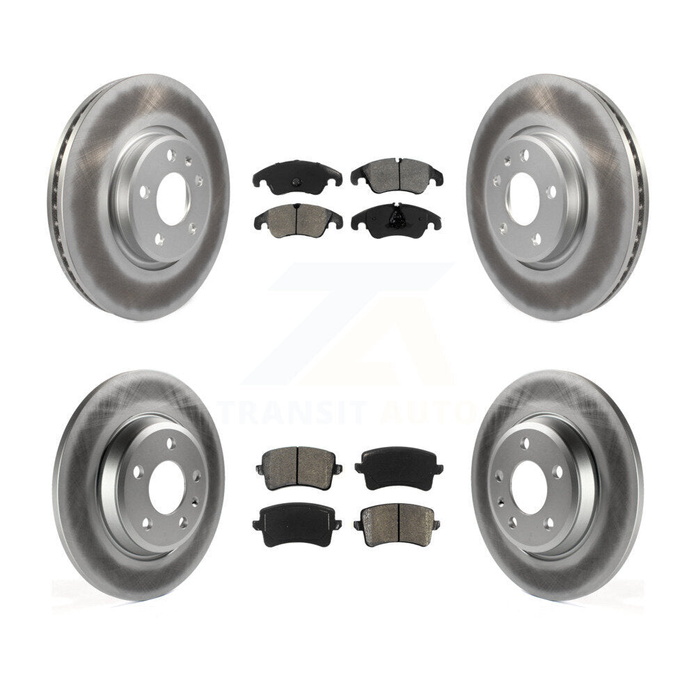 Transit Auto KGS-101082 Disc Brake Kit for 2011-2017 Audi A4 Quattro, Audi A5 and More - Front and Rear