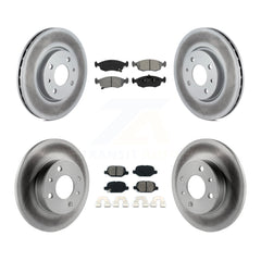 Transit Auto KGS-101083 Disc Brake Kit for 2012-2017 Fiat 500 - Front and Rear