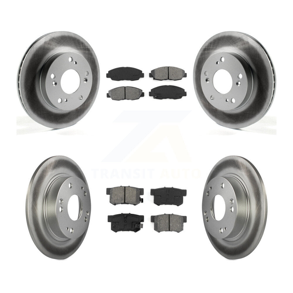 Transit Auto KGS-101084 Disc Brake Kit for 2012-2014 Honda Civic - Front and Rear