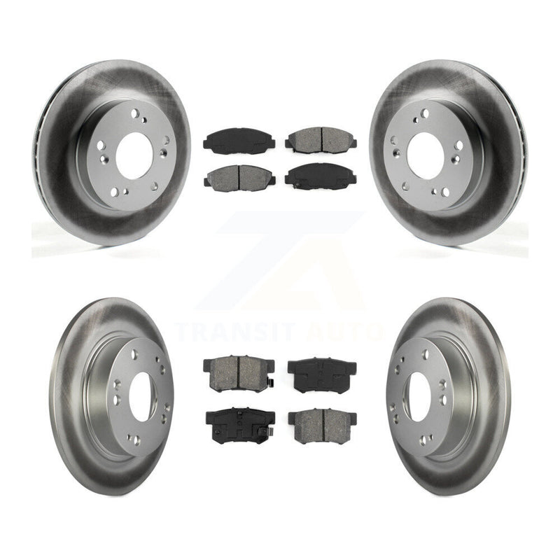 Transit Auto KGS-101084 Disc Brake Kit for 2012-2014 Honda Civic - Front and Rear