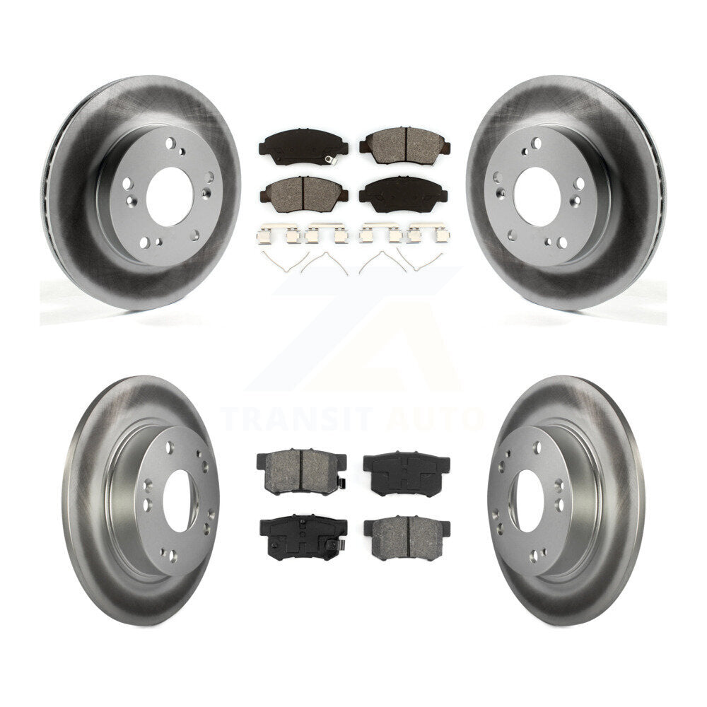 Transit Auto KGS-101085 Disc Brake Kit for 2013-2015 Acura ILX - Front and Rear