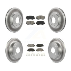 Transit Auto KGS-101086 Disc Brake Kit for 2012-2018 Kia Rio, Hyundai Accent - Front and Rear