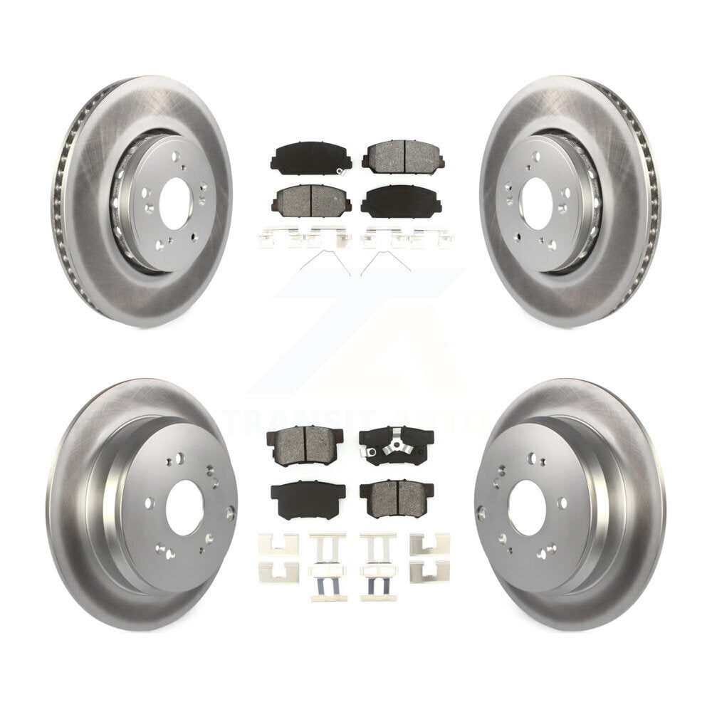 Transit Auto KGS-101093 Disc Brake Kit for 2013-2018 Acura RDX - Front and Rear