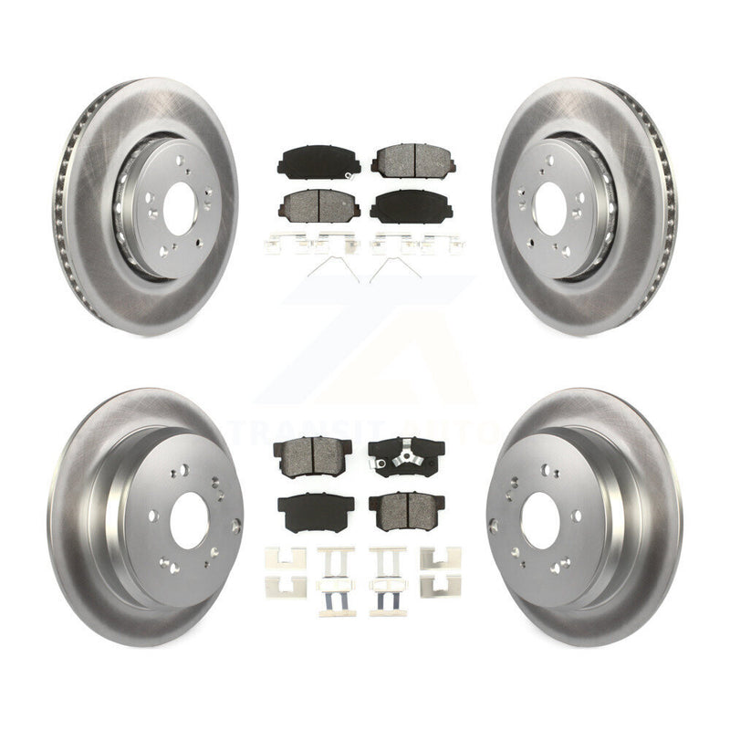 Transit Auto KGS-101093 Disc Brake Kit for 2013-2018 Acura RDX - Front and Rear