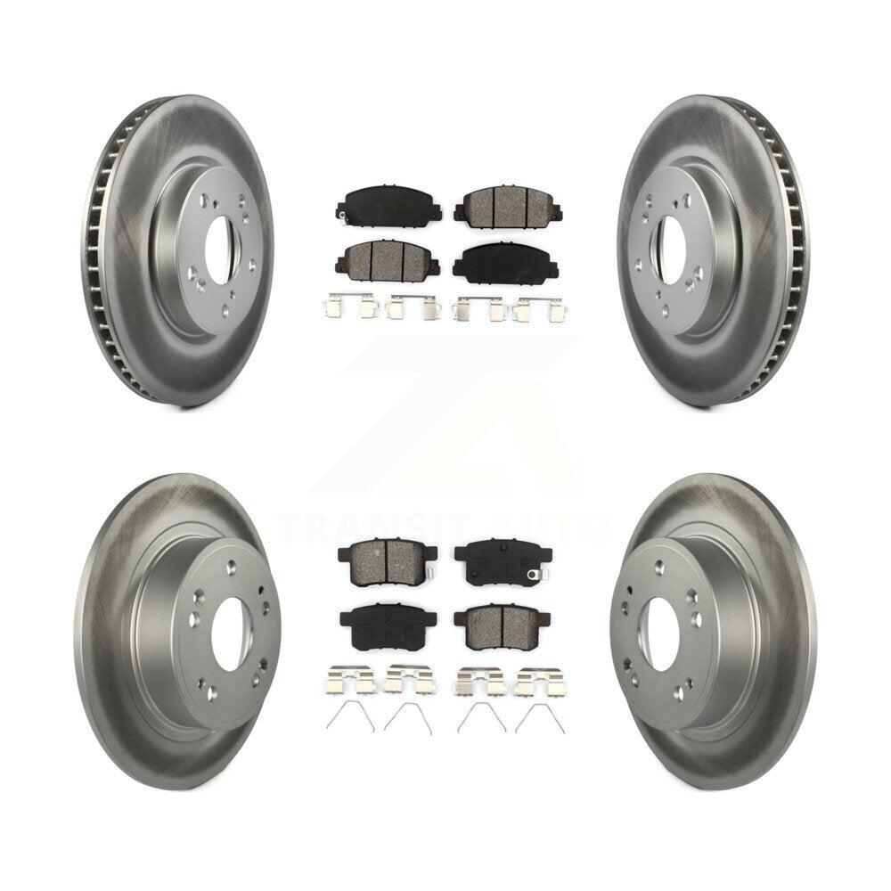 Transit Auto KGS-101095 Disc Brake Kit for 2013-2017 Honda Accord - Front and Rear