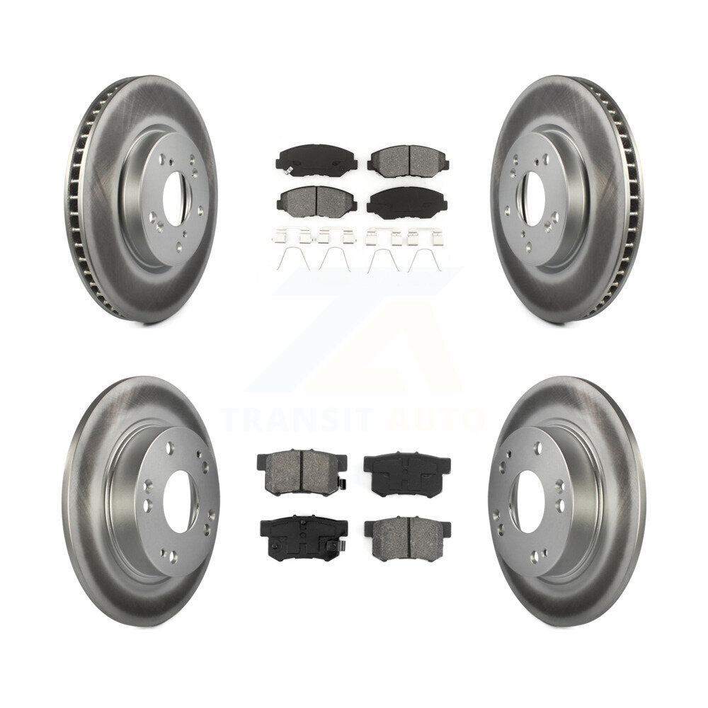 Transit Auto KGS-101096 Disc Brake Kit for 2015 Honda Civic - Front and Rear