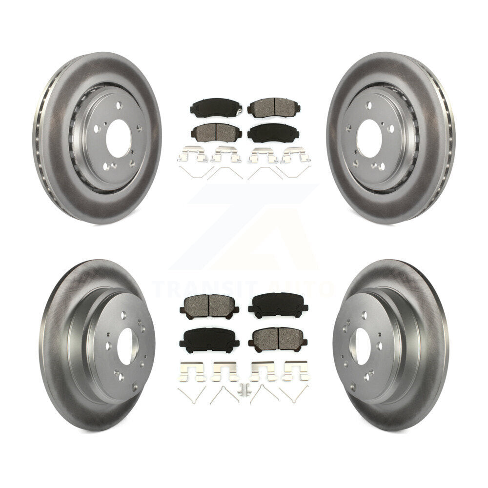 Transit Auto KGS-101100 Disc Brake Kit for 2015-2017 Honda Odyssey - Front and Rear