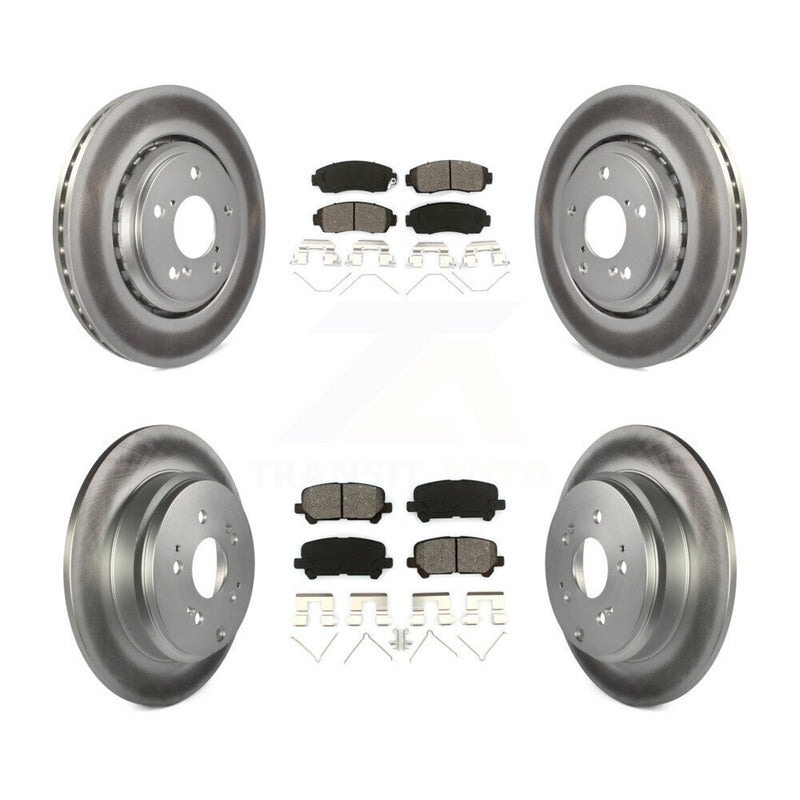 Transit Auto KGS-101100 Disc Brake Kit for 2015-2017 Honda Odyssey - Front and Rear