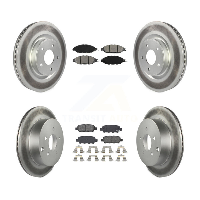 Transit Auto KGS-101102 Disc Brake Kit for 2013-2024 Nissan Murano, INFINITI QX60 and More - Front and Rear