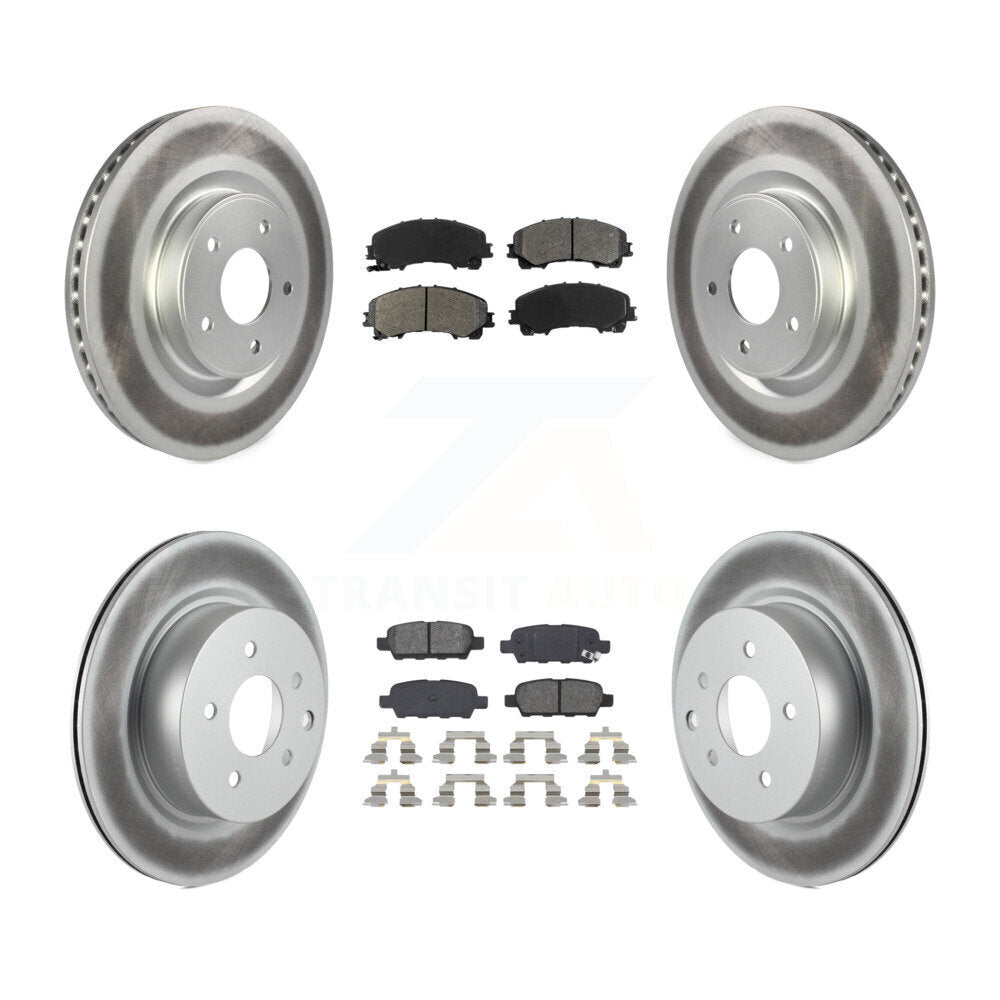 Transit Auto KGS-101104 Disc Brake Kit for 2016-2017 INFINITI QX50 - Front and Rear