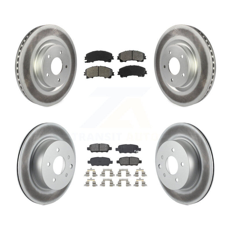 Transit Auto KGS-101104 Disc Brake Kit for 2016-2017 INFINITI QX50 - Front and Rear