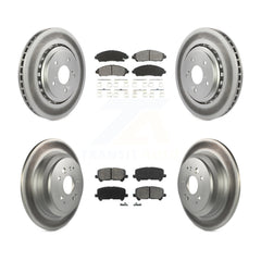 Transit Auto KGS-101105 Disc Brake Kit for 2014-2016 Acura MDX - Front and Rear
