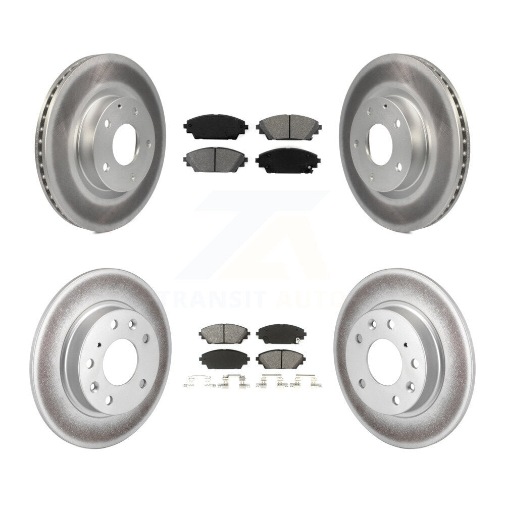 Transit Auto KGS-101106 Disc Brake Kit for 2014-2018 Mazda 3, Mazda 3 Sport - Front and Rear