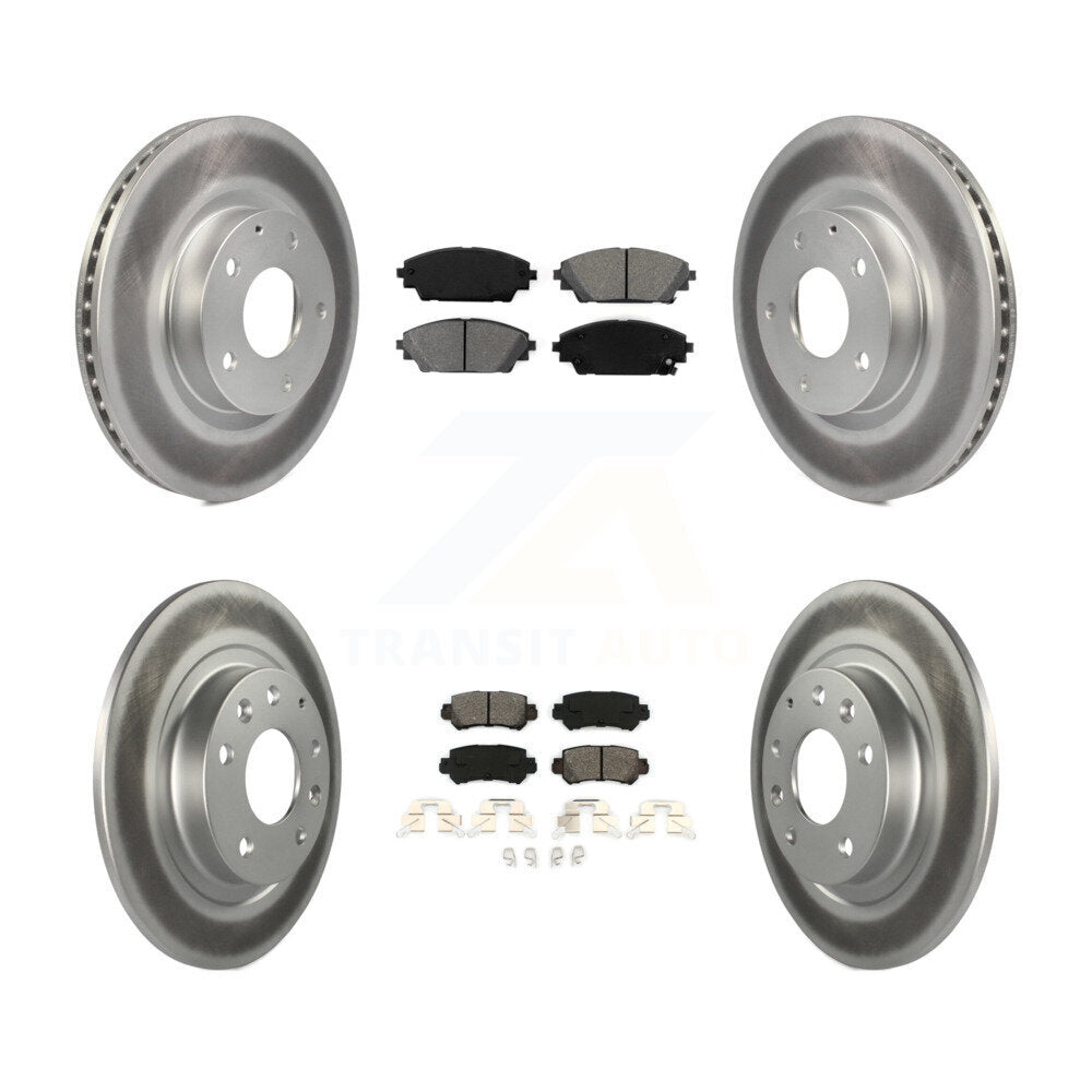 Transit Auto KGS-101107 Disc Brake Kit for 2016-2018 Mazda CX-3 - Front and Rear