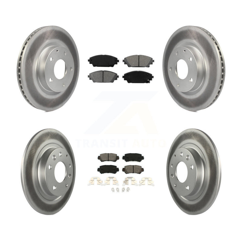 Transit Auto KGS-101107 Disc Brake Kit for 2016-2018 Mazda CX-3 - Front and Rear